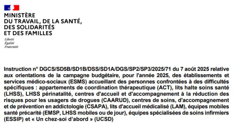 L&#039;instruction budgétaire 2025 relative à l’Ondam PDS a fait l’objet d’une publication le 7 août dernier.
